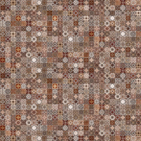 Hammam глаз. керамогранит коричневый (16107) 42x42 (R112D) - керамическая плитка