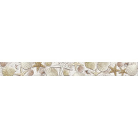 BWU60ALD404 бордюр Айленд / Ailand 60*600*8 (13 шт. в коробке) ракушка - керамическая плитка