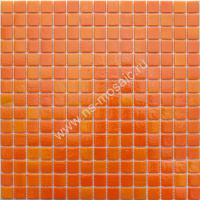 AA01 стекло оранжевый (сетка)(20*20*4) 327*327 - керамическая плитка