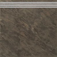Ступень 4 пол. ф.п. (Монблан коричнево-сер 01 КГ глаз v2 400*400(1-й сорт) - керамическая плитка