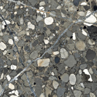 CR106 Керамогранит Арсено 60*60см черный, карвинг 1,44м2 - керамическая плитка