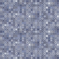 Hammam глаз. керамогранит голубой (16105) 42x42 (R042D) - керамическая плитка
