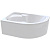 КОМПЛЕКТ Ванна "DIANA" 150x90 L (01ди1590л)+Панель(02ди1590)+Рама(03ди1590)+Сифон(SE-GC4) - керамическая плитка