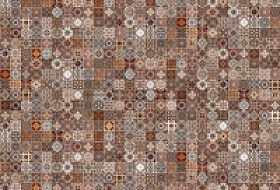 Hammam глаз. керамогранит коричневый (16107) 42x42 (R112D) - керамическая плитка