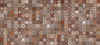 Hammam облицовочная плитка рельеф коричневый (HAG111D) 20x44 - керамическая плитка - Hammam 