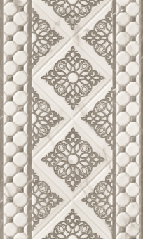 Элеганс сер декор 01 / Elegance grey decor 01 300х500 (1-й сорт) - керамическая плитка - Elegance 